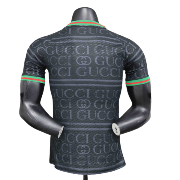 24-25 Real Madrid VS GUCCI Black Player Version Jersey - Image 2