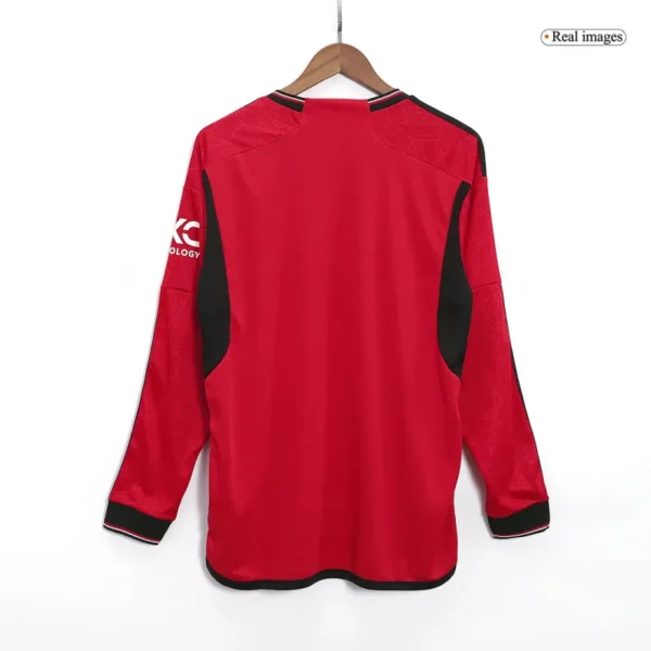 2023/24 Manchester United Home Long Sleeve Jersey - Image 4