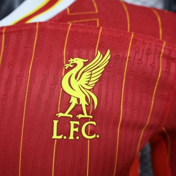 24-25 Player Version Long Sleeve Liverpool Home Football Shirt - Image 4