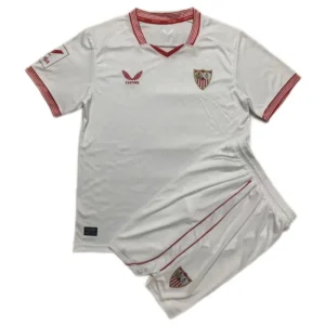 2023/24 Kids Sevilla Home Kit Jersey+Short