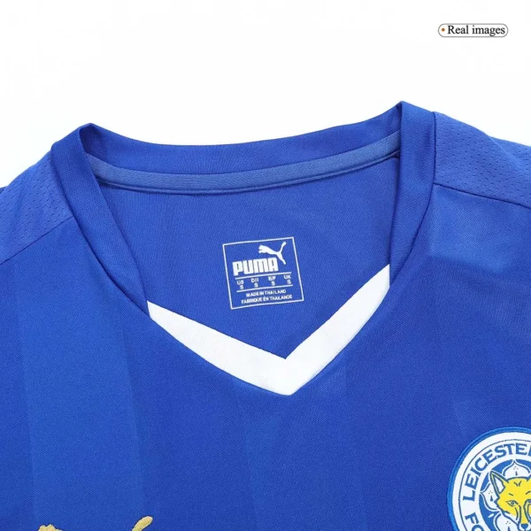 Leicester City 2015/16 Retro Home Jersey - Image 6