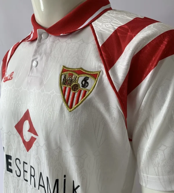 Sevilla Retro Home Jersey 1992/93 - Image 3