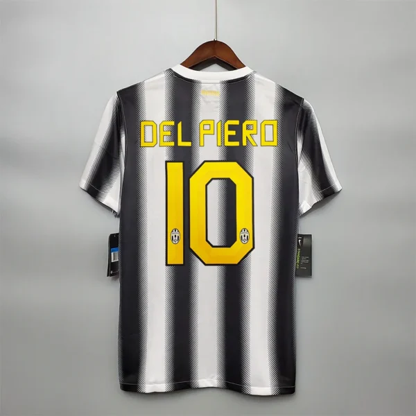 2011-12  Juventus Del Piero #10 Retro Jersey Home Replica - Image 10
