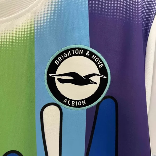 2023/24 Brighton & Hove Albion Rainbow Laces Pre-Match Jersey - Image 6