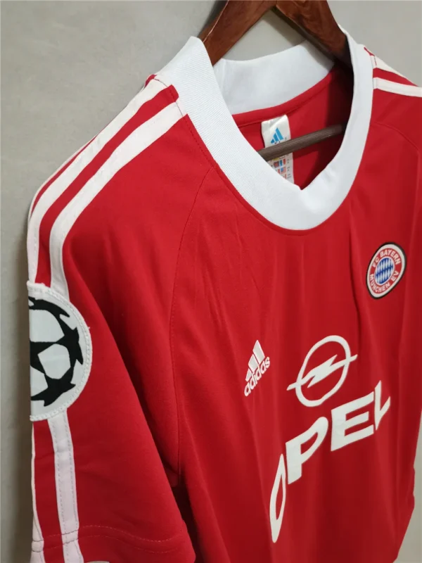 01-02 Bayern Munich Retro Jersey Home UCL - Image 9