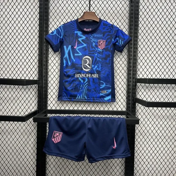 2024-25 Kids Atletico Madrid Third Jersey Kits - Image 2