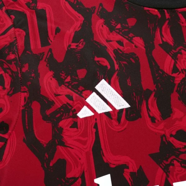 2023/24 Manchester United Pre-Match Vest Jersey Red - Image 4