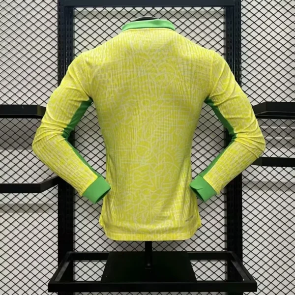 Authentic Soccer Jersey Brazil Home Shirt Long Sleeve 2024 - Image 3