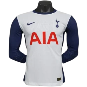2024/25 Tottenham Hotspur Home Long Sleeve Jersey Player Version