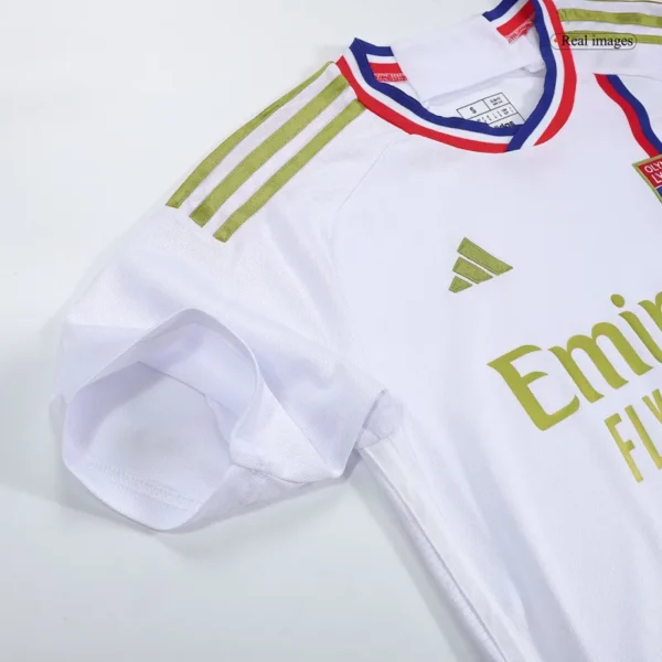 23-24 Olympique Lyonnais Home Kit Jersey+Shorts - Image 4