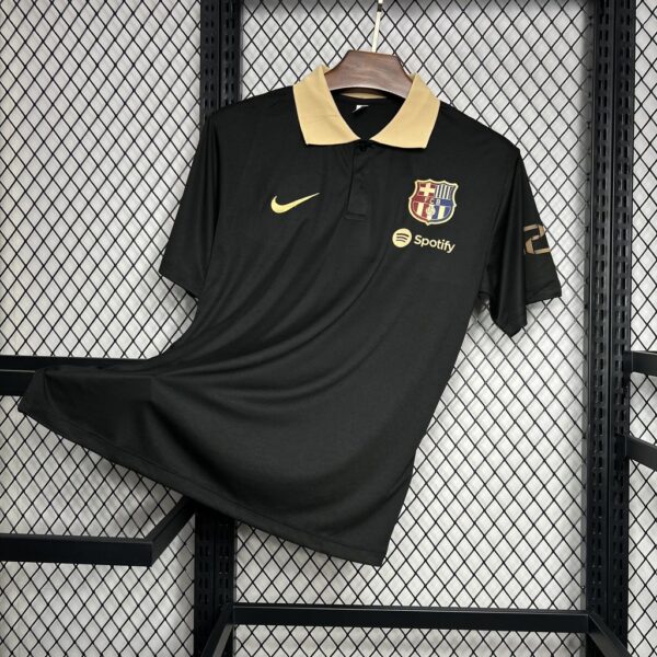 24-25 Barcelona Black POLO Shirt - Image 5