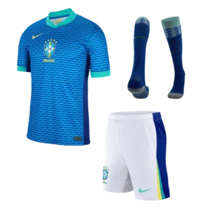 Brazil Away Custom Full Soccer Kits 2024