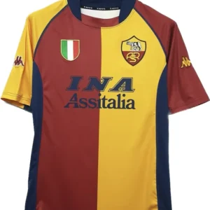 2001/02 Roma Retro Jersey Third Away Replica
