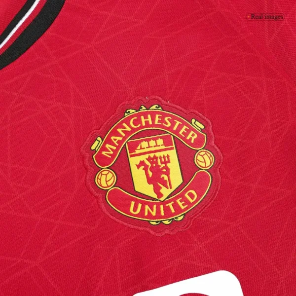2023/24 Manchester United Home Long Sleeve Jersey - Image 7