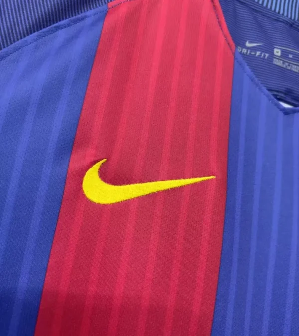 Barcelona Retro Home Jersey 2016-17 - Image 4