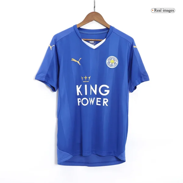 Leicester City 2015/16 Retro Home Jersey - Image 3