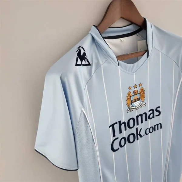 Manchester City Retro Home Jersey 2007/08 - Image 3