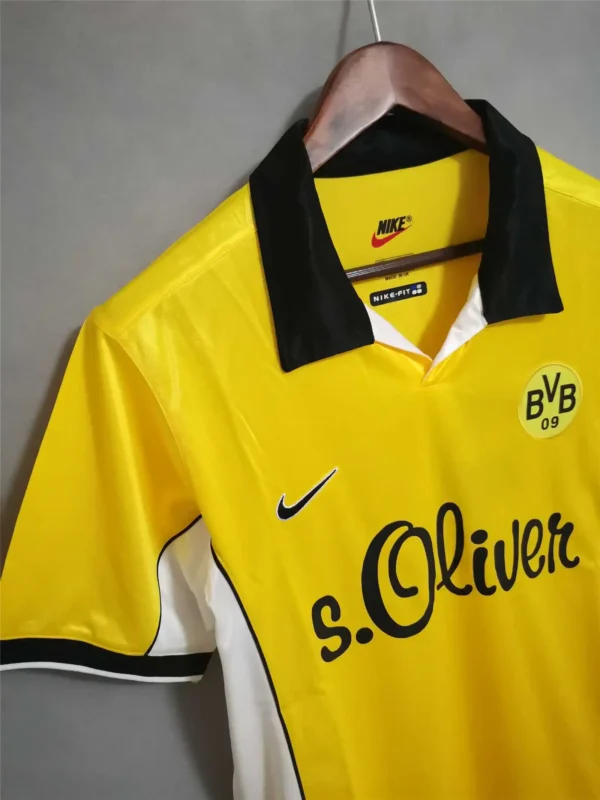 98-99 Borussia Dortmund Retro Jersey Home - Image 7