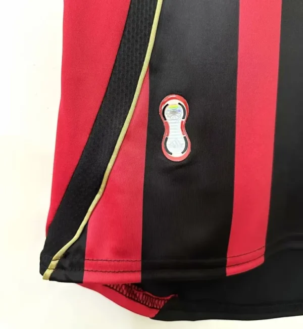 2006-07 AC Milan Ronaldo #99 Maldini #3 Kakà #22 Retro Jersey Home Replica - Image 9