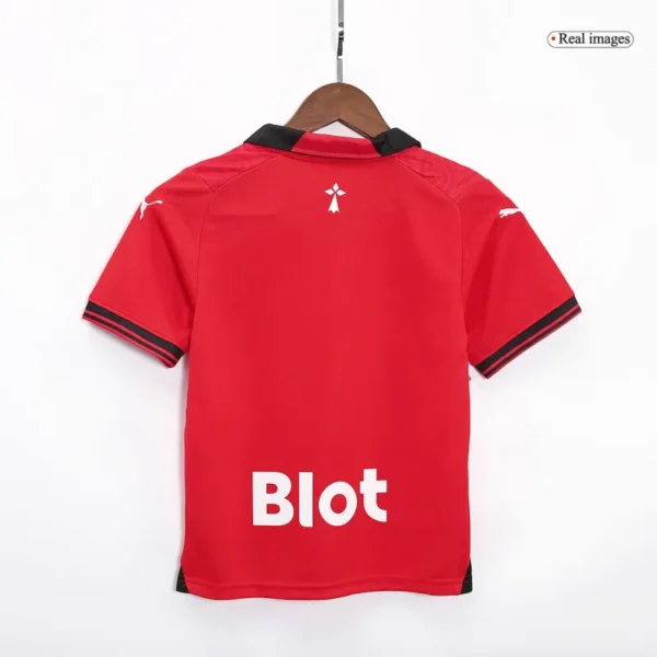 23-24 Kids Stade Rennais Home Kit Jersey+Short - Image 5