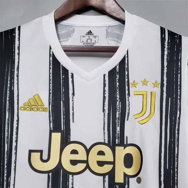 20-21 Juventus Home Soccer Retro Jerseys Shirt - Image 9