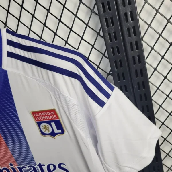 2024/2025 Lyon Home Football Shirt - Image 7