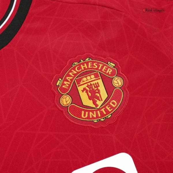 2023/24 Manchester United Home Kit Jersey+Short - Image 5