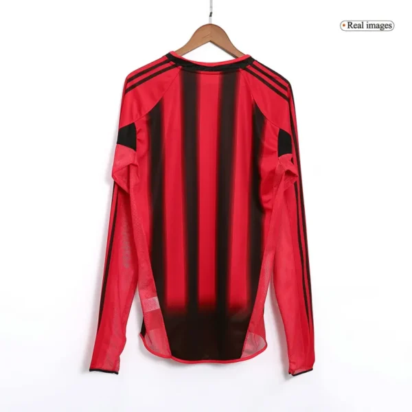 AC Milan Retro Home Long Sleeve Jersey 2004/05 - Image 2