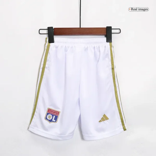 23-24 Kids Olympique Lyonnais Home Kit Jersey+Shorts - Image 6