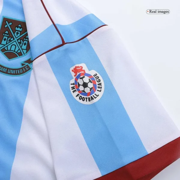 1991/92 West Ham United Retro Jersey Away - Image 6