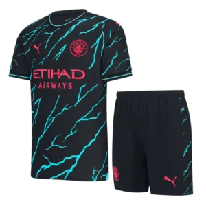 Manchester City Third Away Kit Jersey+Shorts 2023/24