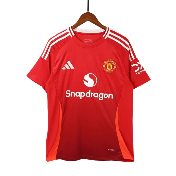 2024/25 Manchester United Home Full Kit(Jersey+Shorts+Socks) - Image 3
