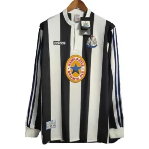 1995/97 Newcastle Retro Jersey Home Long Sleeve
