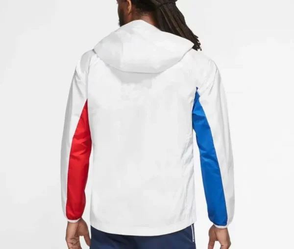 2023-2024 Barcelona Jersey Windbreaker White - Image 2
