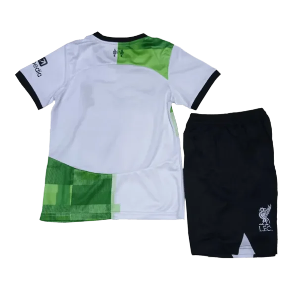 Kids Liverpool Away Whole Kit Jersey+Shorts+Socks 2023/24 - Image 4