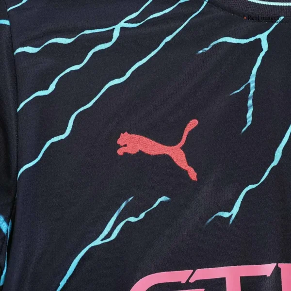 2023/24 Manchester City Third Long Sleeve Jersey - Image 5