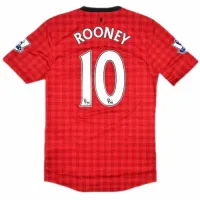 2012/13 Manchester United ROONEY #10 #5 #20 #22 Retro Jersey Home