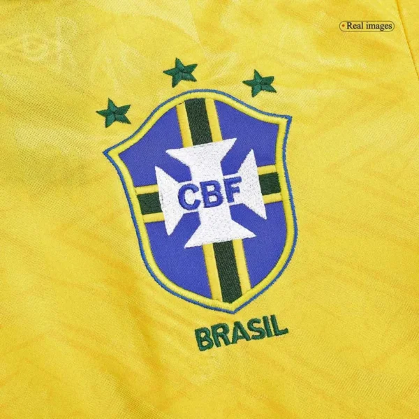 Brazil 1991/93 Retro Jersey Home - Image 5