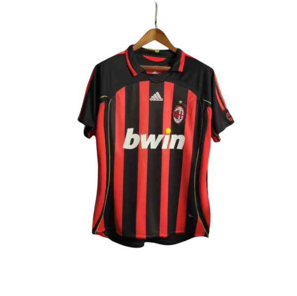 2006-07 AC Milan Ronaldo #99 Maldini #3 Kakà #22 Retro Jersey Home Replica - Image 2