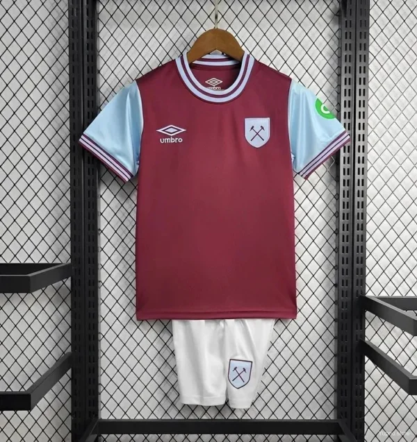 2024/25 Kids West Ham United Home Kits - Image 3