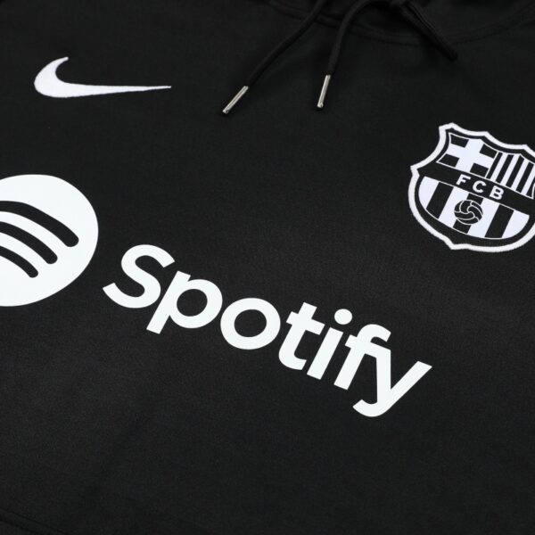 2024-25 Barcelona Zipper Sweatshirt Kit(Top+Pants) White - Image 3