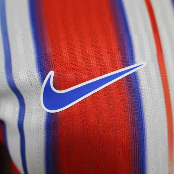 24-25 Atletico Madrid Home Long Sleeve Kit Player Version Shirt - Image 3