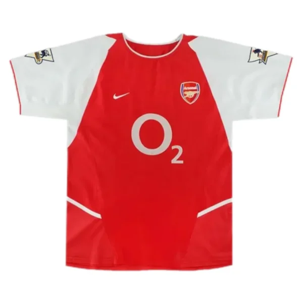02-04 Arsenal Henry #14 Retro Jersey Home Replica 2002/04 - Image 2
