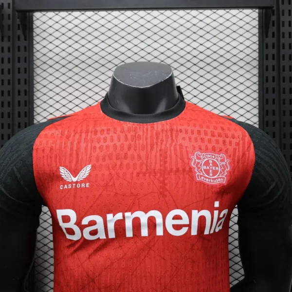 24-25 Bayer 04 Leverkusen Home Soccer Jersey Player Version - Image 10