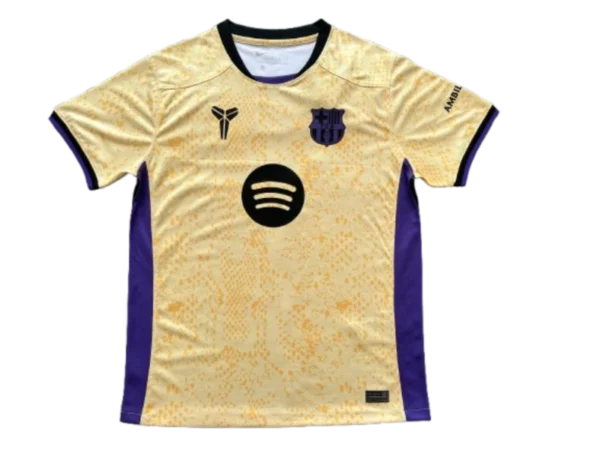 Barcelona 25-26 Away Yellow Soccer Jersey