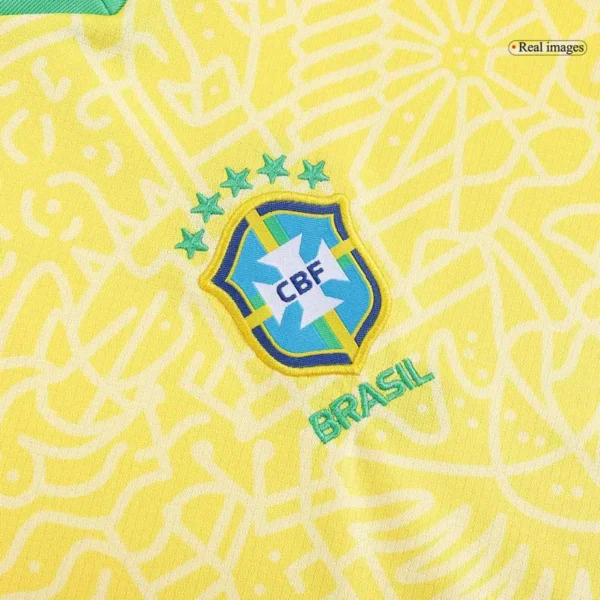 Kids Brazil 2024 Home Kit Copa America 2024 Youth Apparels - Image 5