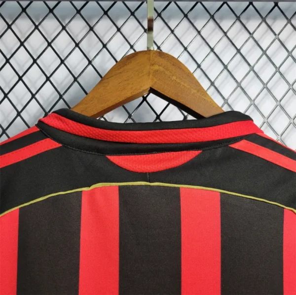 2006-07 AC Milan Ronaldo #99 Maldini #3 Kakà #22 Retro Jersey Home Replica - Image 7