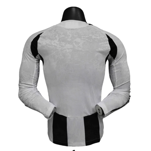 24-25 Juventus Home Soccer Jersey Player Version Long Sleeve - Image 6