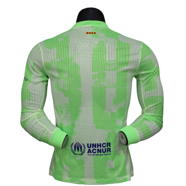 2024/25 Barcelona Home Jersey Long Sleeve Player Version - Image 2