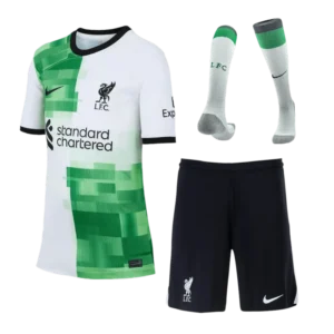 Kids Liverpool Away Whole Kit Jersey+Shorts+Socks 2023/24